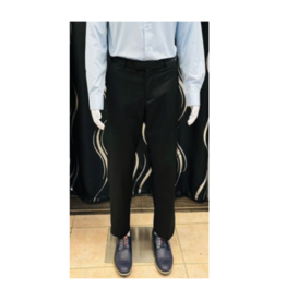 MARCO SARTO MENS BLACK DRESS PANTS