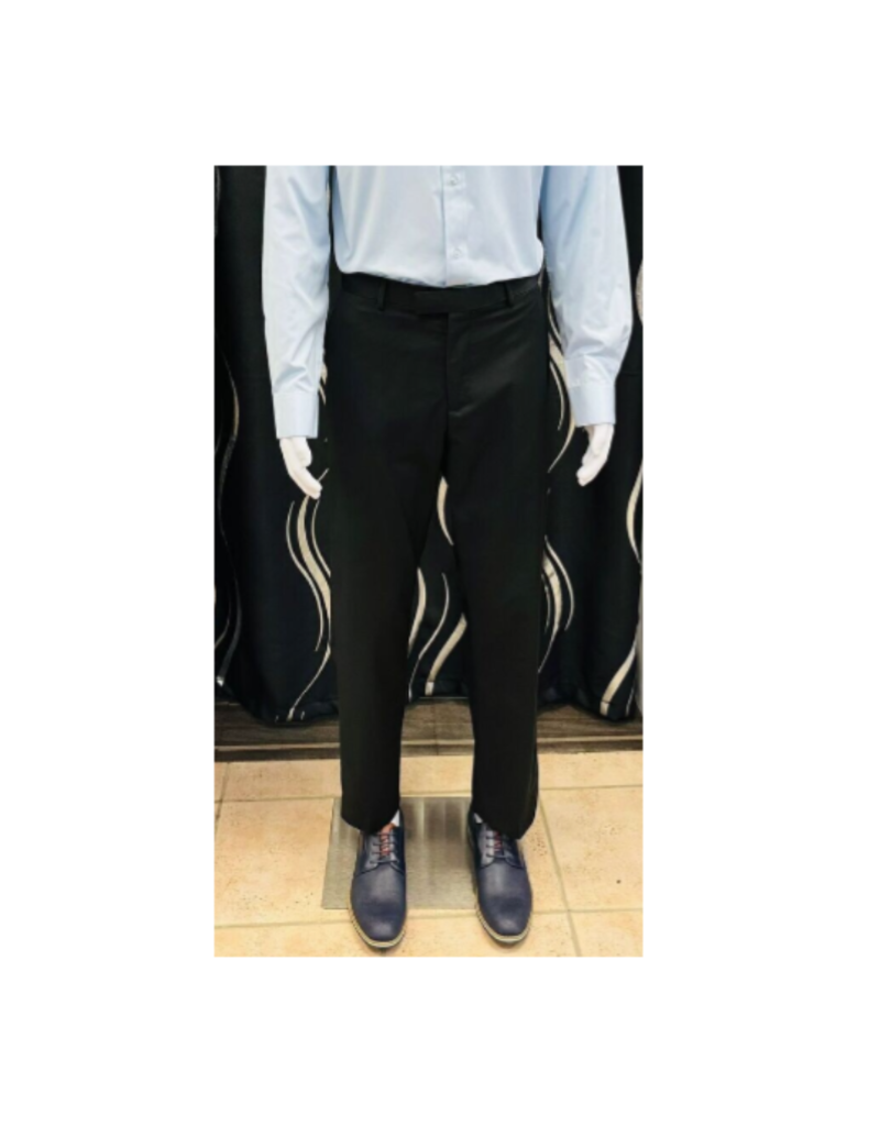 MARCO SARTO MENS BLACK DRESS PANTS