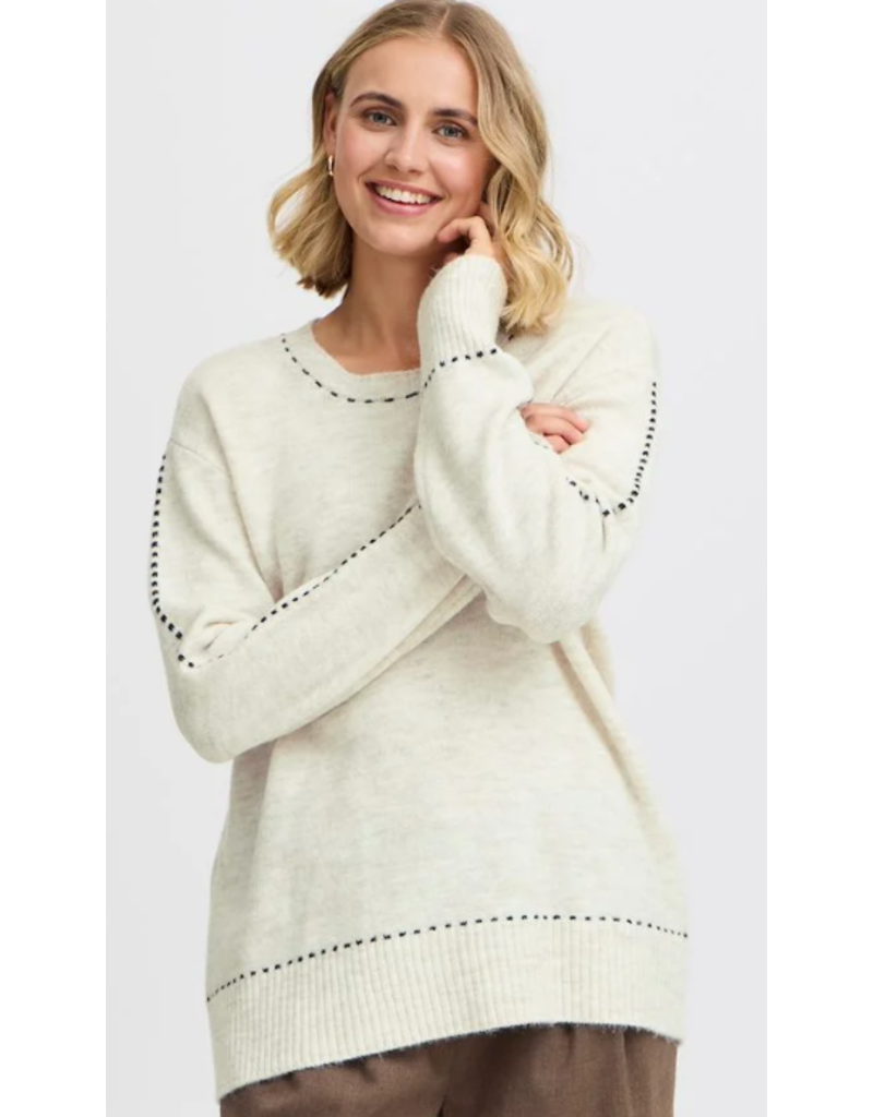 ELISE STITCH SEAM SWEATER