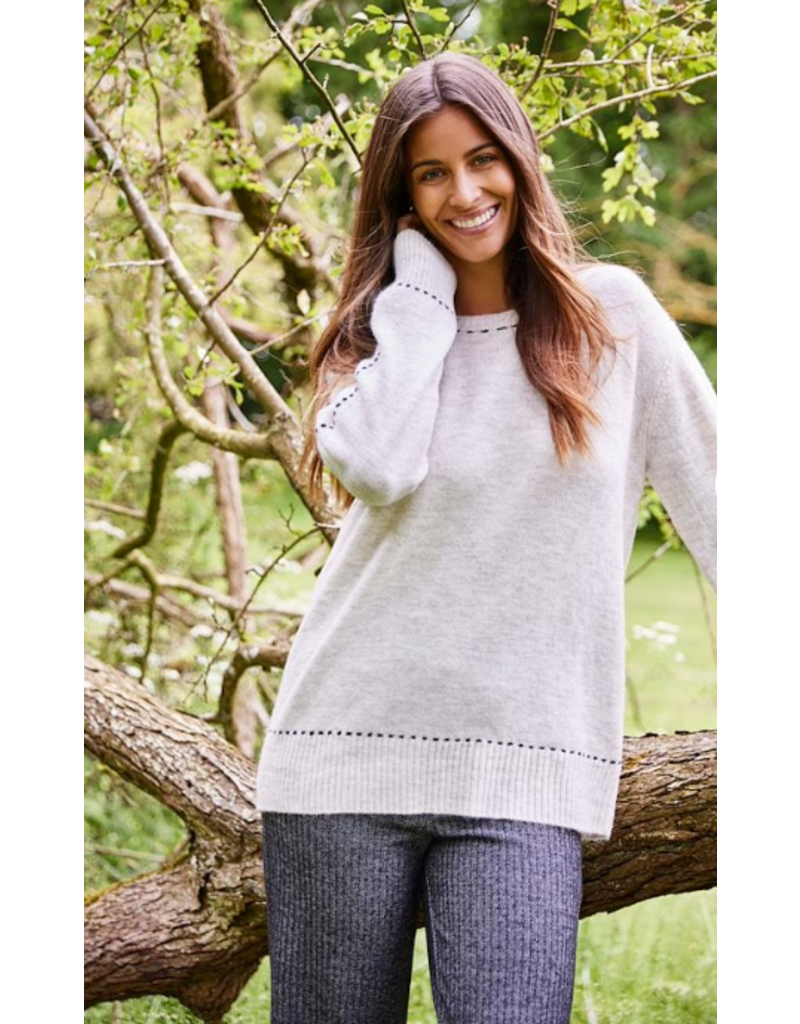 ELISE STITCH SEAM SWEATER