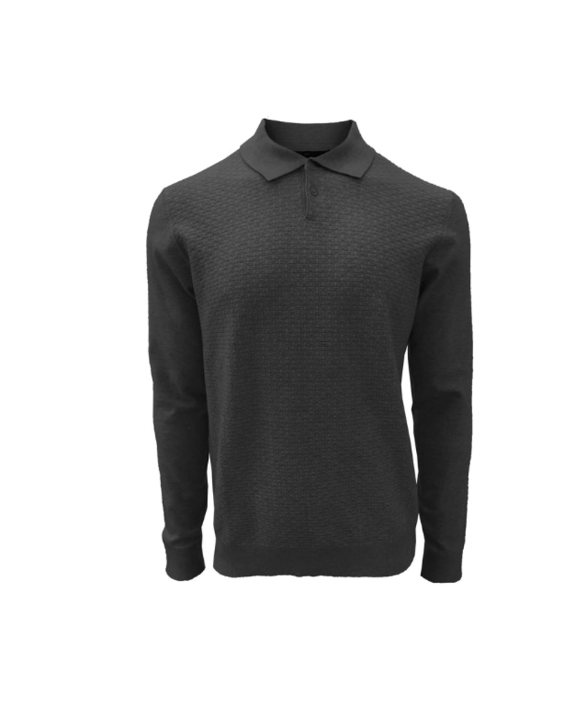 BLACK POLO SWEATER