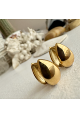 PIKA & BEAR LACHRY DOUBLE TEARDROP HUGGER EARRING