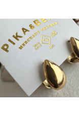 PIKA & BEAR LACHRY DOUBLE TEARDROP HUGGER EARRING