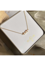 PIKA & BEAR THREE SISTERS FIRE OPAL NECKLACE