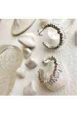 PIKA & BEAR ATHABASCA BAGUETTE HOOP EARRING