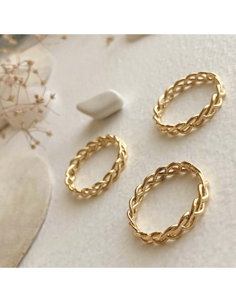 PIKA & BEAR SHEILA BRAIDED RING