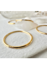 PIKA & BEAR TRICE TINY TRIPLE RING - 14K GOLD FILL
