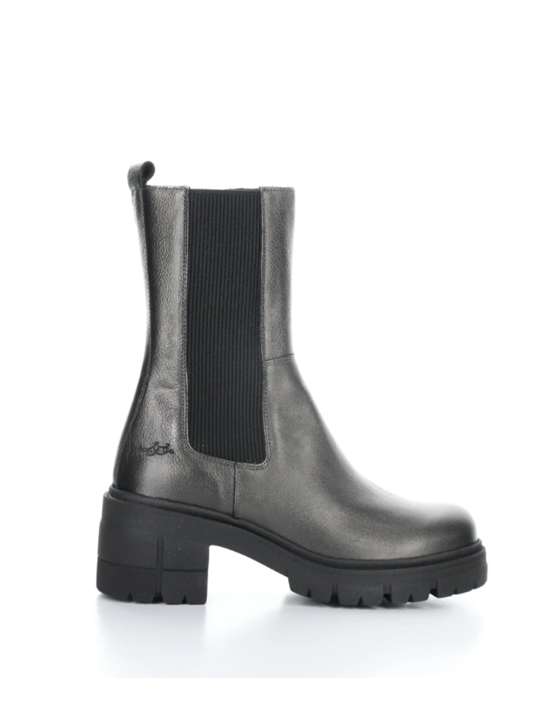 BOS & CO BRUNAS STEEL/BLACK LEATHER BOOT