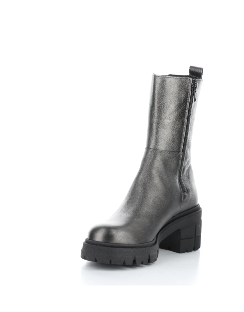 BOS & CO BRUNAS STEEL/BLACK LEATHER BOOT