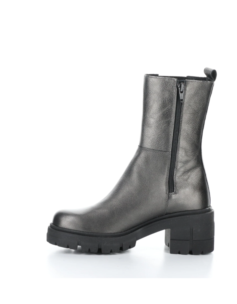 BOS & CO BRUNAS STEEL/BLACK LEATHER BOOT