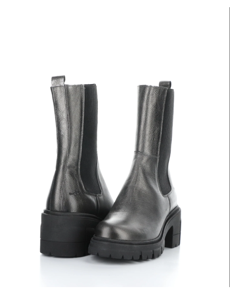 BOS & CO BRUNAS STEEL/BLACK LEATHER BOOT