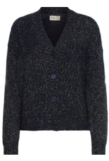 POTTA DEEP BLUE BUTTON CARDIGAN
