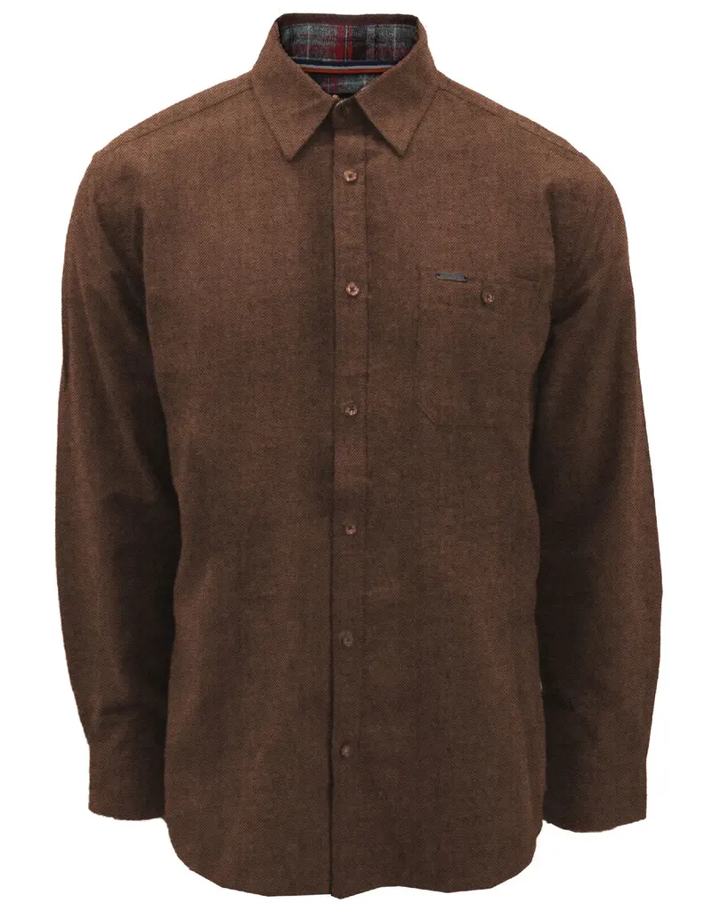 COTTON LIGHT BRUSH FLANNEL - HERRINGBONE