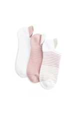 3PK POWDER SOFT LOW CUT SOCKS