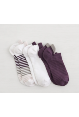 3PK POWDER SOFT LOW CUT SOCKS