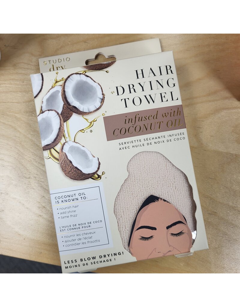 INFUSED TURBAN HAIR TOWEL