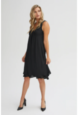 BLACK  CHIFFON  DRESS