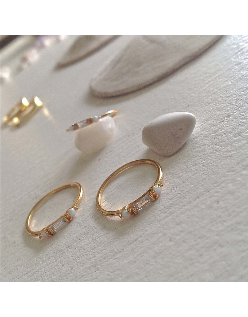 PIKA & BEAR BALMORAL VERMEIL CLUSTER RING