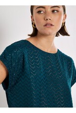 BLUE JACQUARD TEE