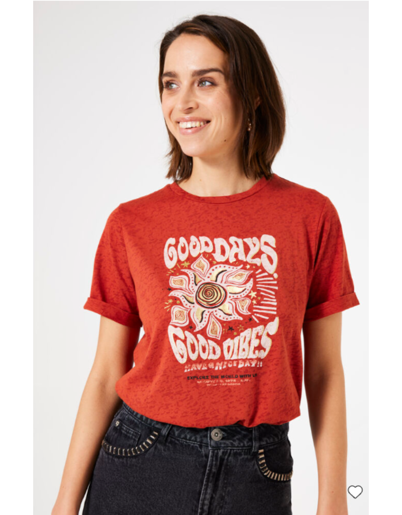 GRAPHIC T SHIRT - GOOD DAYS GOOD VIBES