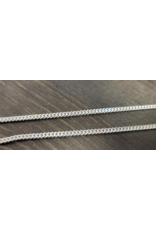 STERLING SILVER CURB CHAIN - 22"
