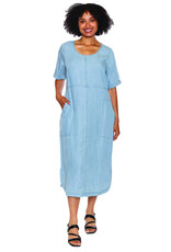 TENCEL DRESS w/SIDE ZIP