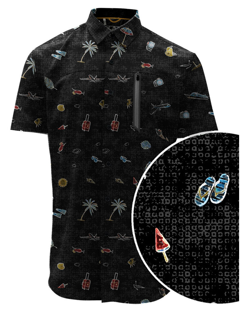 PRINTED 4-WAY STRETCH DRY EDITION T SHIRT