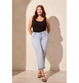 TRIBAL SOPHIA CURVY MICRO CROP JEAN