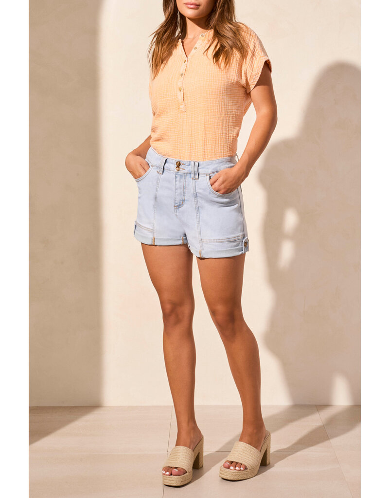 TRIBAL AUDREY ROLL UP/DOWN SHORT
