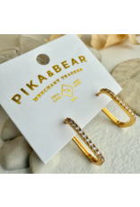 PIKA & BEAR BIALTO PAPERCLIP EARRINGS