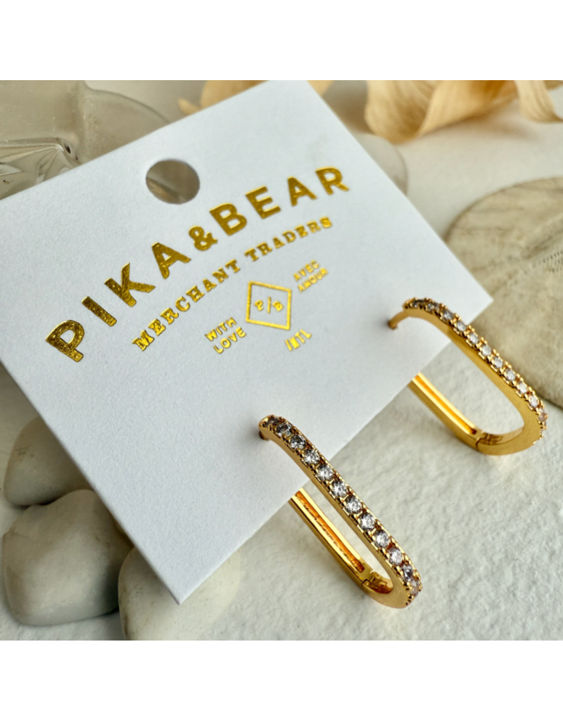 PIKA & BEAR BIALTO PAPERCLIP EARRINGS