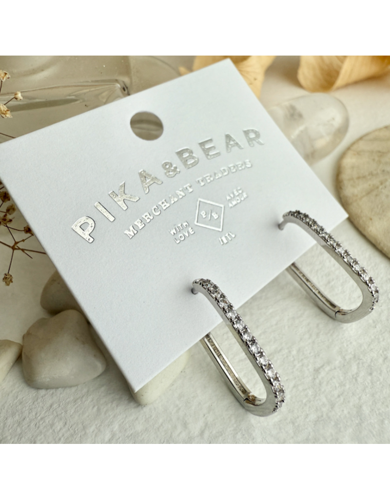PIKA & BEAR BIALTO PAPERCLIP EARRINGS
