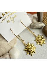 PIKA & BEAR SURYA SUN FACE EARRINGS