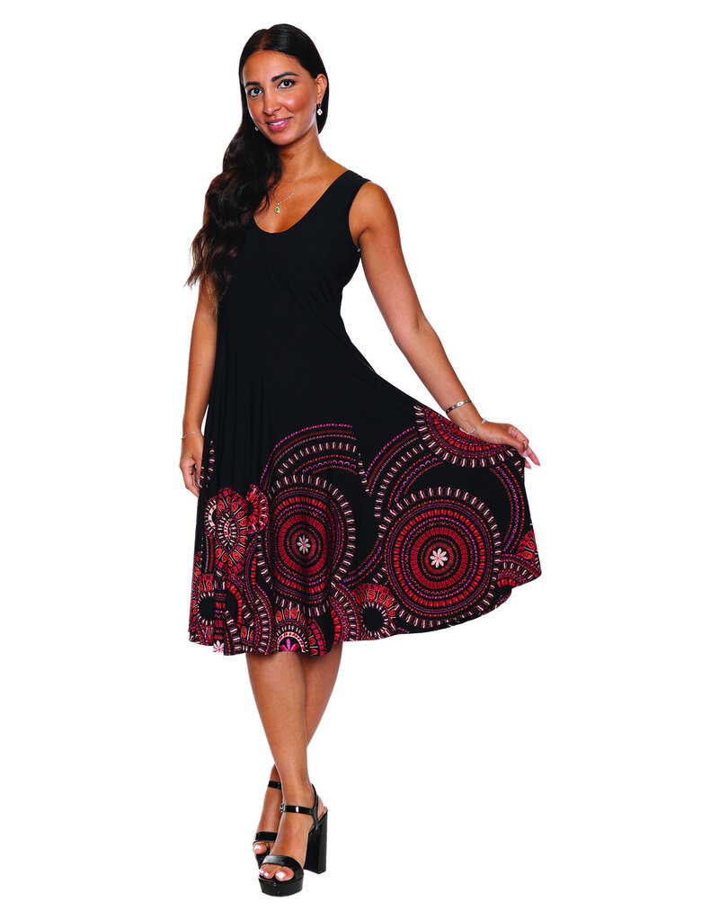 ITY FIT AND FLARE DRESS
