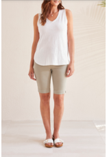 TRIBAL TEXTURED V-NECK TANK