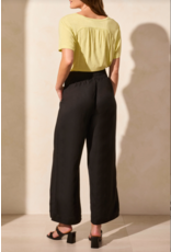 TRIBAL PULL ON ANKLE PANT w/HEM VENT BLACK