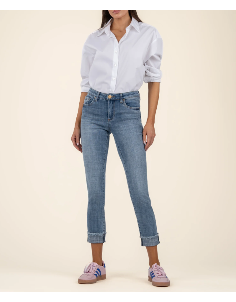 KUT AMY CROP STRAIGHT LEG