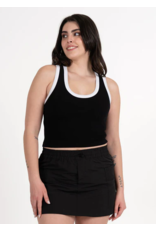 C'EST MOI BAMBOO DEEP SCOOP NECK TANK 1014