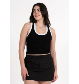 C'EST MOI BAMBOO DEEP SCOOP NECK TANK 1014