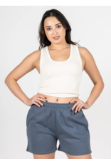 C'EST MOI BAMBOO DEEP SCOOP NECK TANK 1014