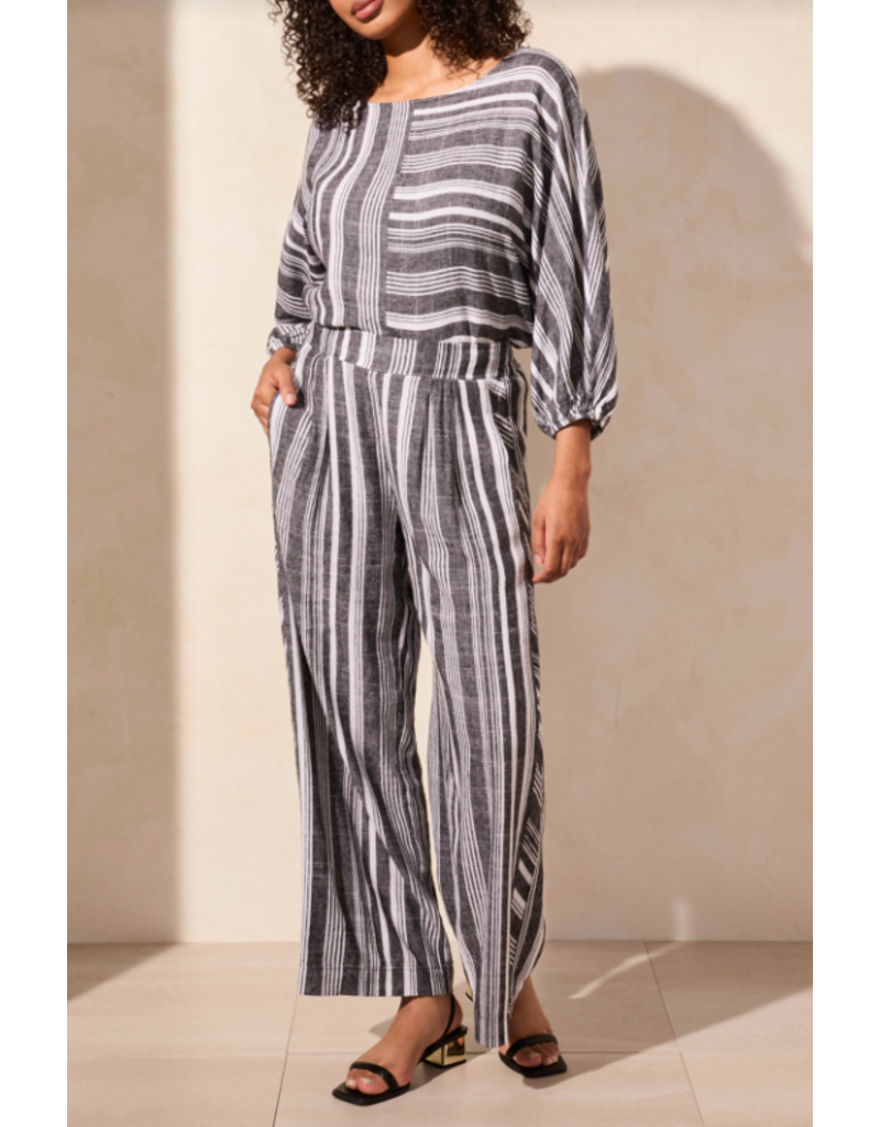 TRIBAL PULL ON FLOWY WIDE LEG PANT