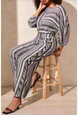 TRIBAL PULL ON FLOWY WIDE LEG PANT