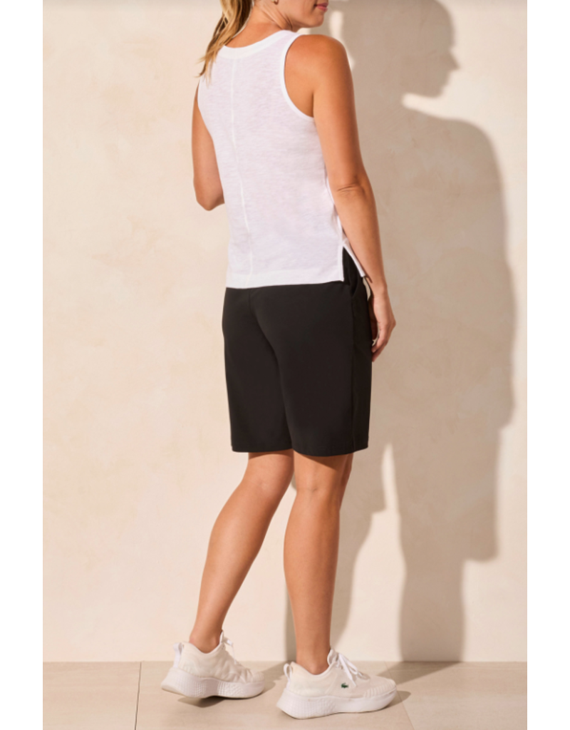 TRIBAL WHITE TANK w/HIDDEN SNAPS