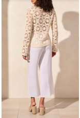 TRIBAL OPEN FANCY CROCHET SWEATER COCOMILK