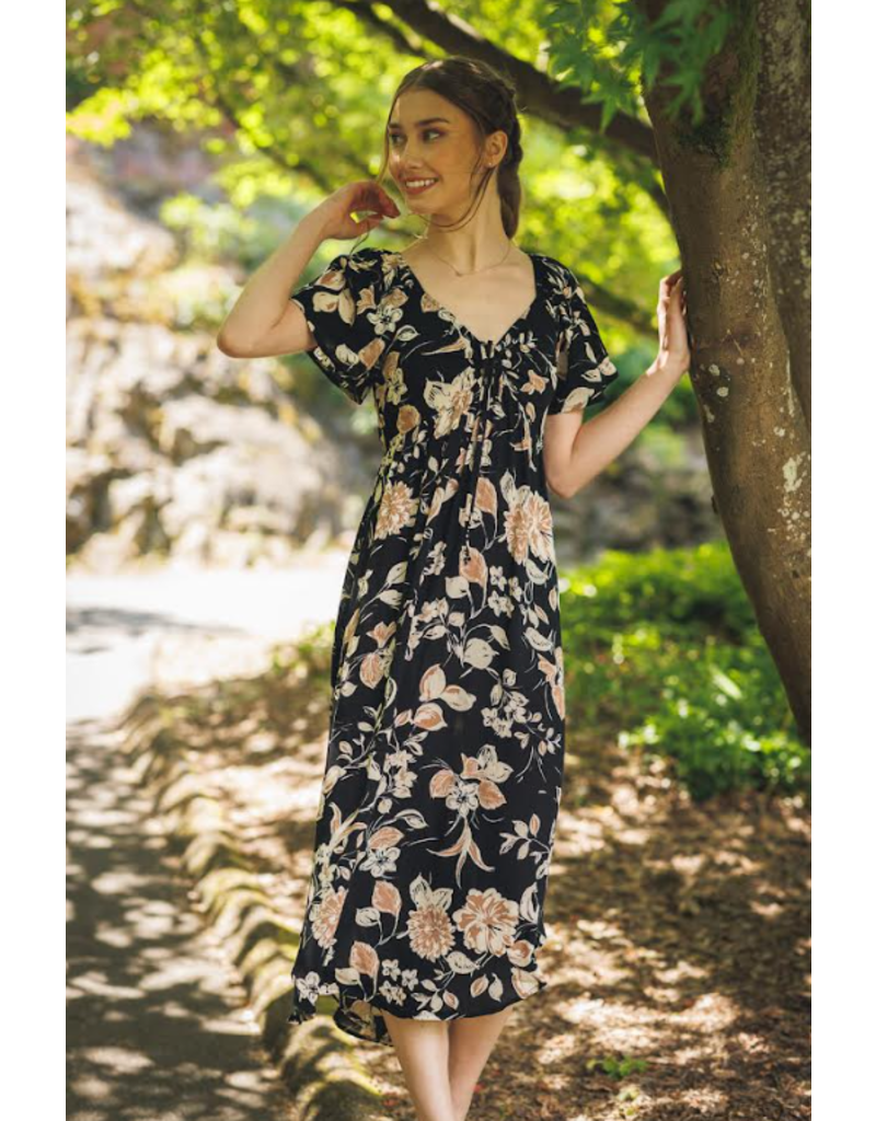 FLORAL OFF SHOULDER DRESS