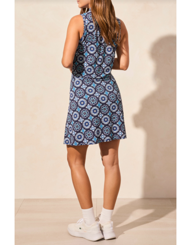 TRIBAL SLVLESS DRESS FLARE CUT RIVIERA