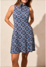 TRIBAL SLVLESS DRESS FLARE CUT RIVIERA