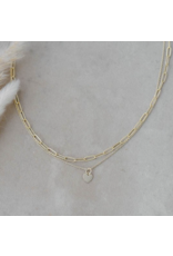 GLEE PAPER CLIP HEART NECKLACE