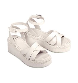 MELANA BONE LEATHER SANDAL