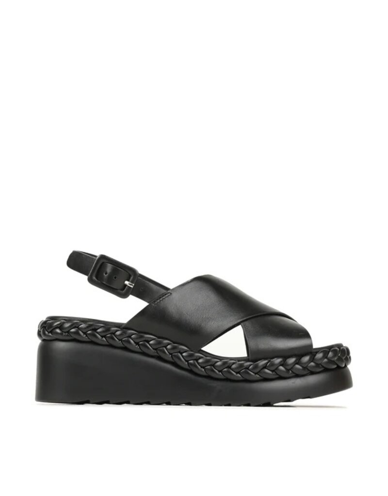 MELIA BLACK LEATHER SANDAL